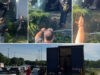 Haos în Constanța: un TIR a lovit în lanț mai multe mașini și un autobuz, apoi a fost oprit de polițiști