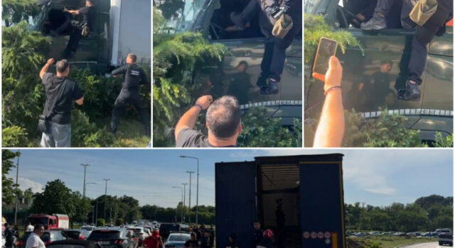 Haos în Constanța: un TIR a lovit în lanț mai multe mașini și un autobuz, apoi a fost oprit de polițiști